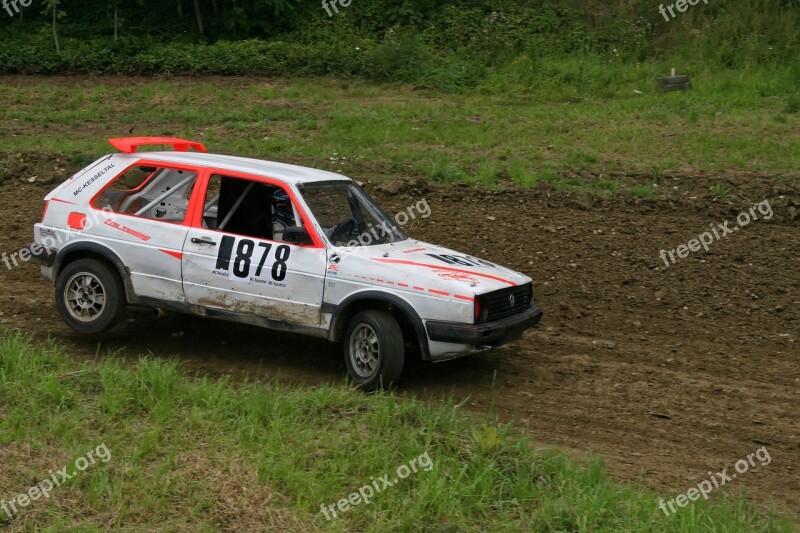 Autocross Motorsport Vw Volkswagen Golf