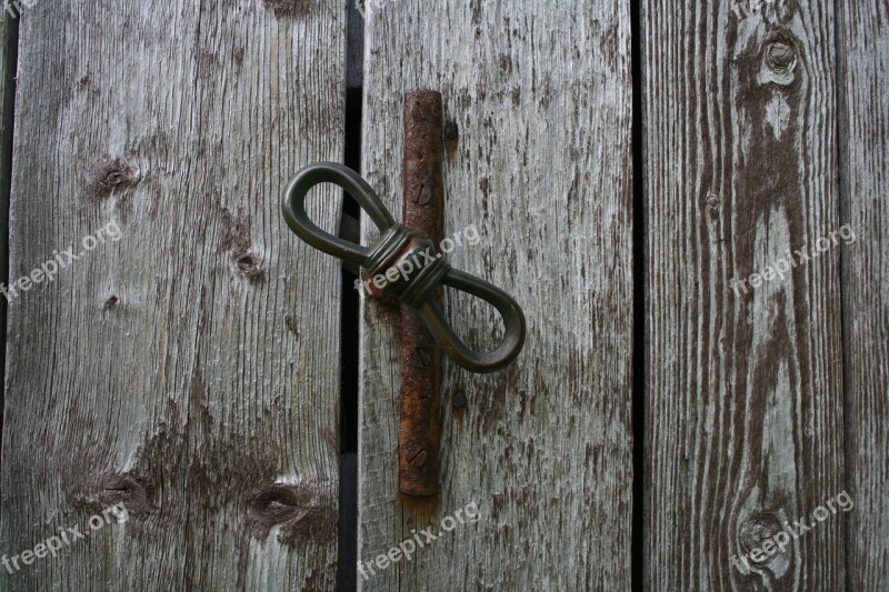 Outhouse Doorknob Antique Free Photos