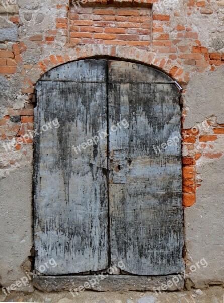 Door Ancient Old Port Wood Entry