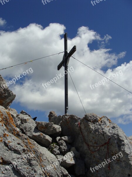 Summit Cross Tyrol Wilder Kaiser Mountain