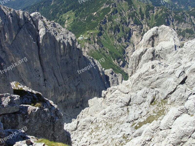 Mountain Highlands Tyrol Wilder Kaiser Landscape