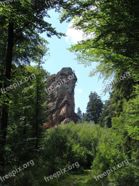 Asselstein Pfalz Pfälzerwald Rock Climbing