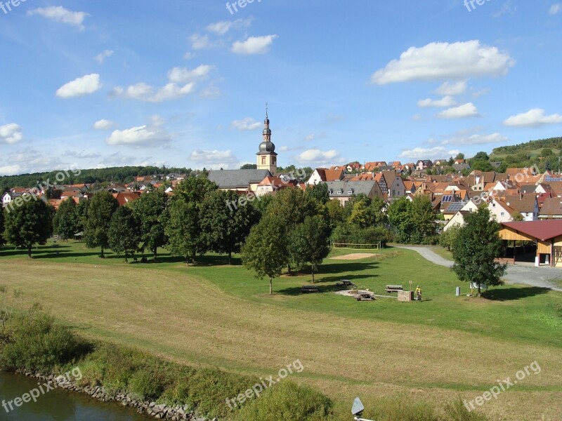 Town Village Small View Rural