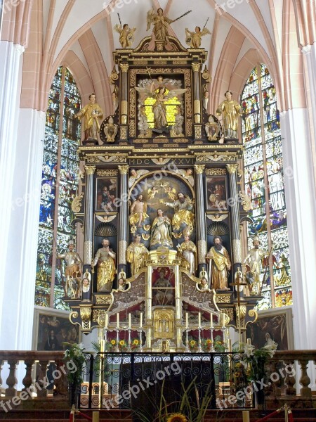 Church Altar Interior Religion Monastery