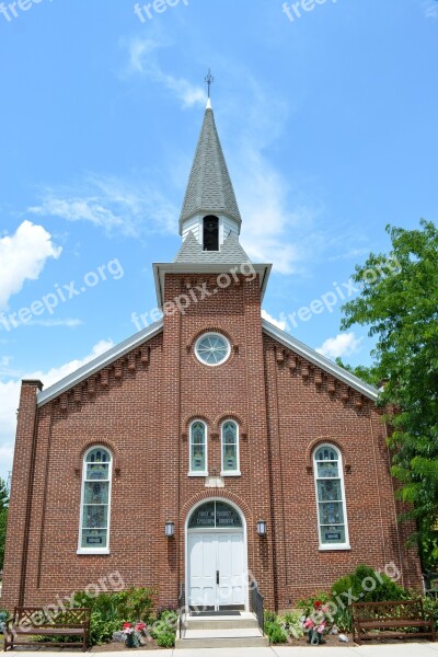 Mersersburg Church Building Architecture Religion