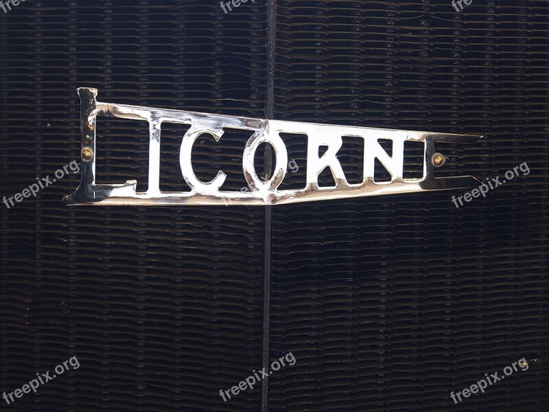 Licorne Logo Automobile Text Sign