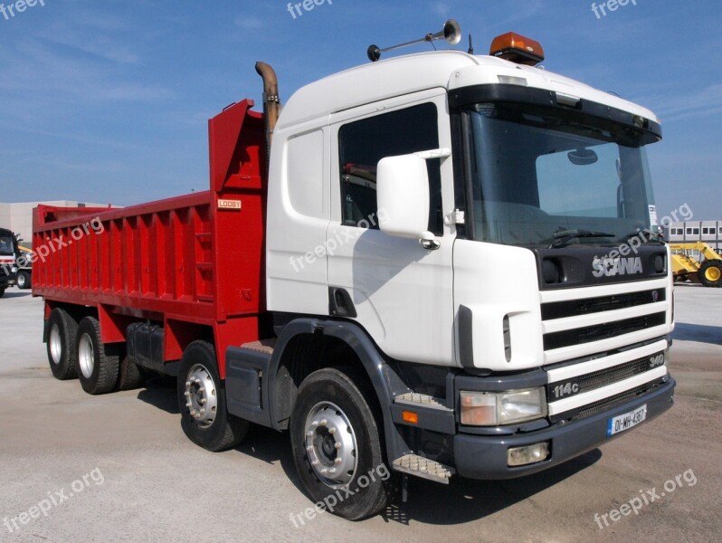 Truck Scania Cargo Delivery Lorry