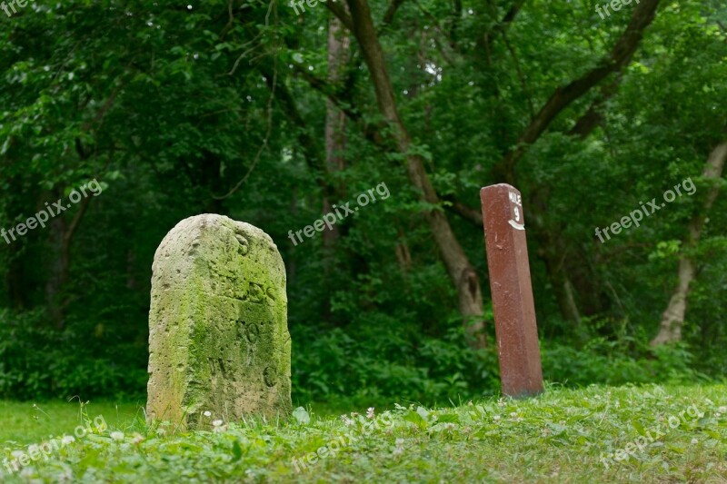 Mile Marker Sign Travel Road