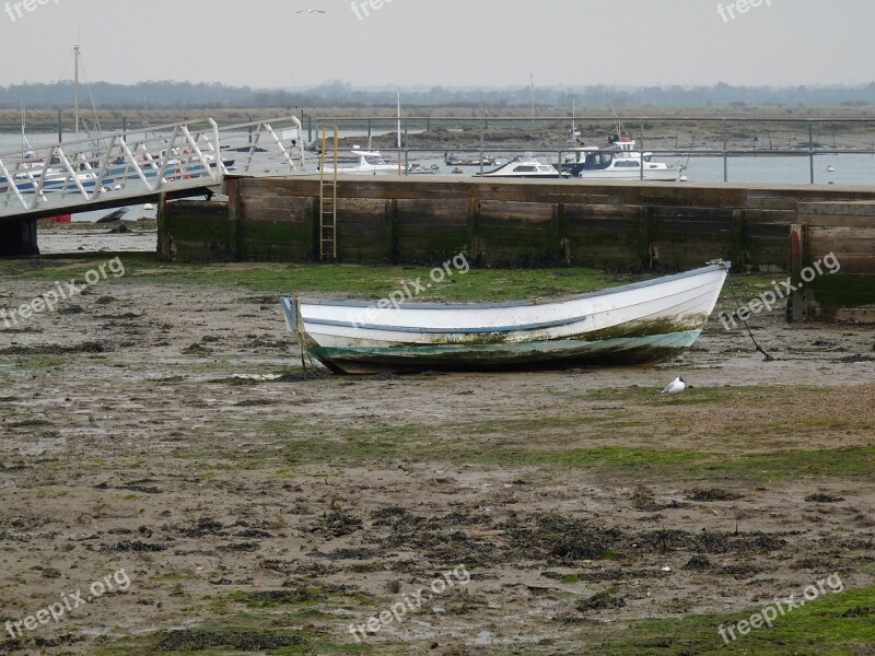 Tide Mooring Boat Mud Water