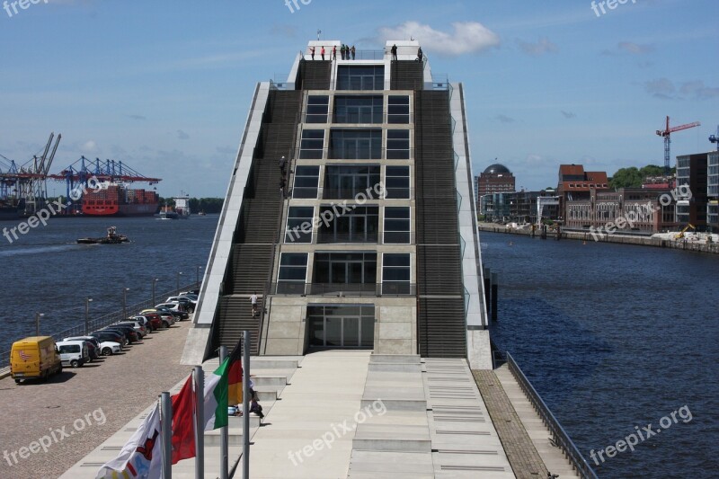 Sunny Day Hamburg Dockland Free Photos