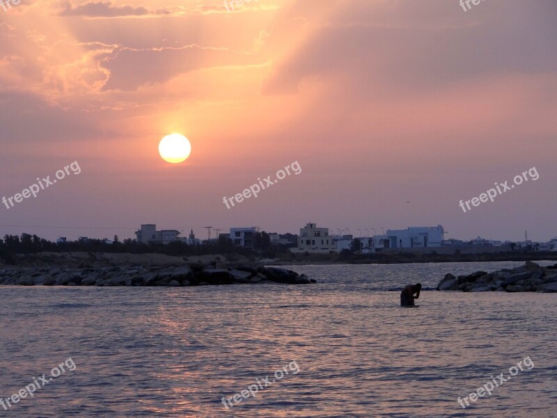 Lonely Sun Silent Alone Beach