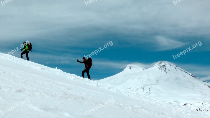 Elbrus Mountains The Caucasus Kabardino-balkaria Mountaineering