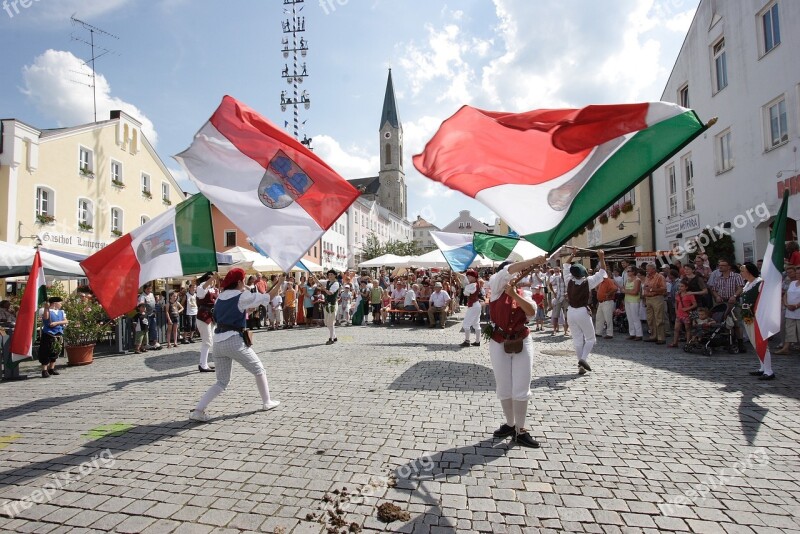 Flag Wavers Marketplace Waldkirchen Free Photos