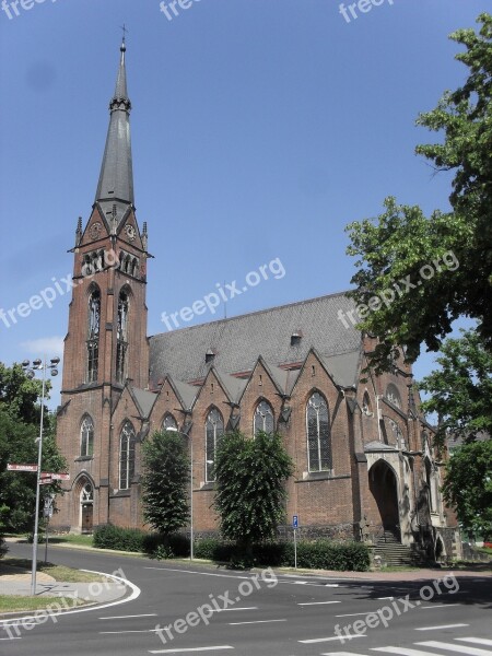 Church Teplice Elisabeth Tower High