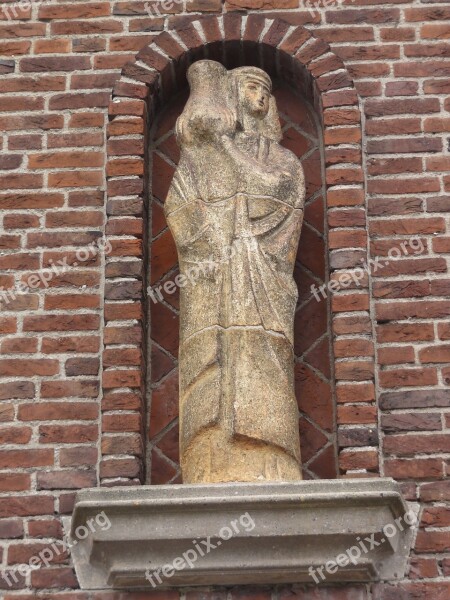 Hertogenbosch Gevelbeeld Emmaplein Sculptures Stature