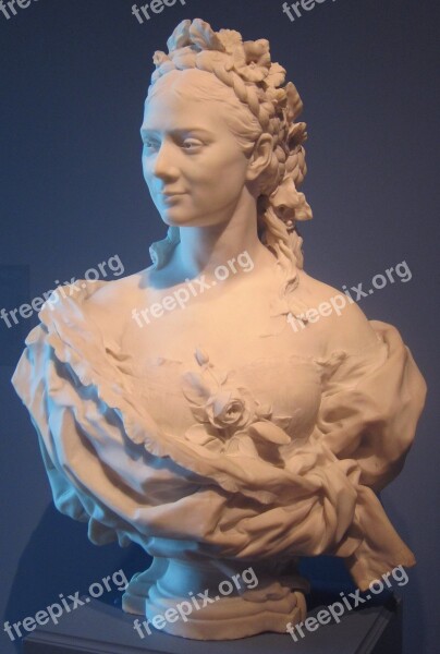 Bust Lady Jean Baptiste Carpeaux