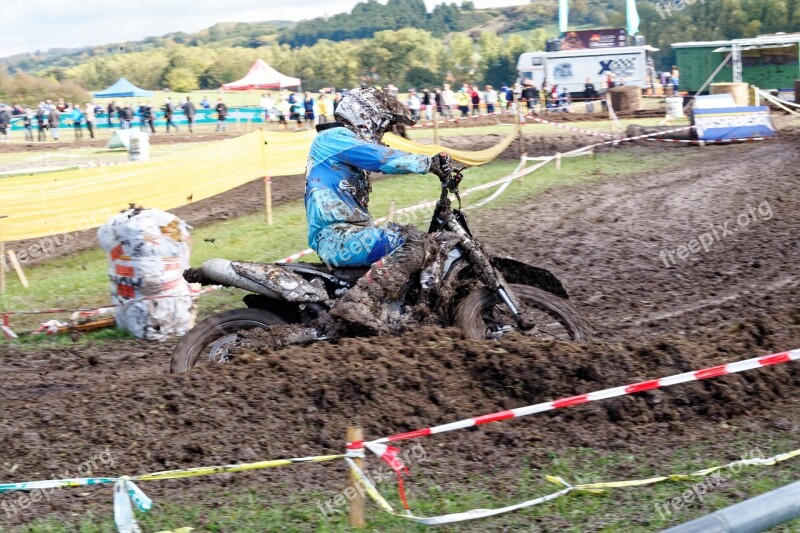 Motocross Motorcycle Mud Cross Quagmire