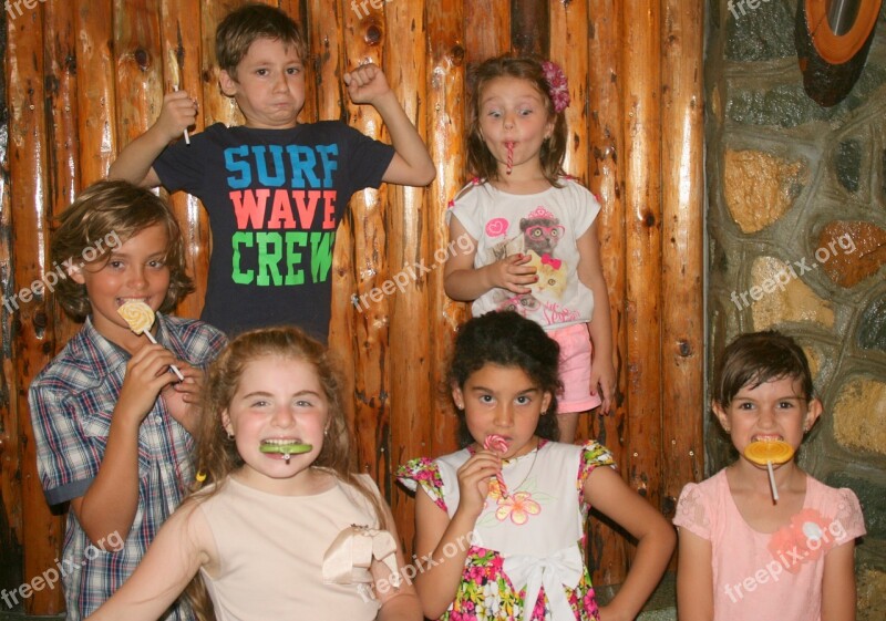 Kids The Gang Candy Bar Play Free Photos