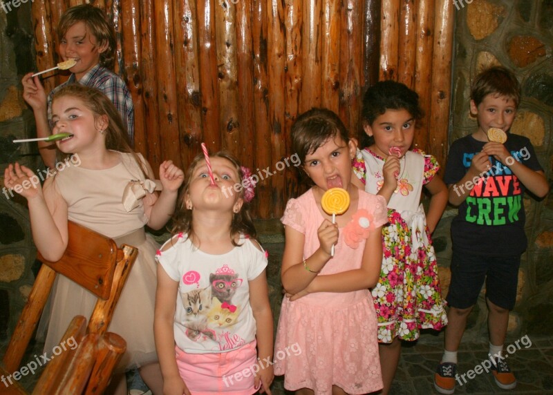 Kids The Gang Candy Bar Play Free Photos