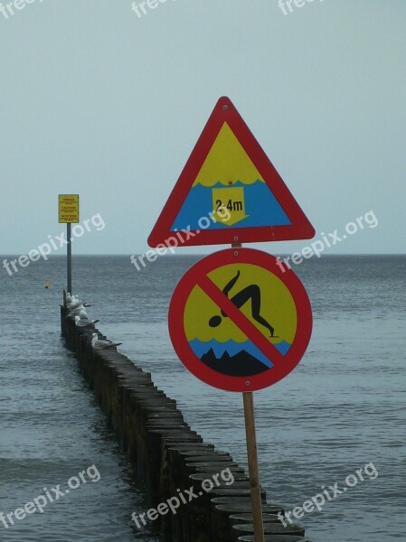 Bathroom Sign Warning Signs Prohibition Signs Shoals Free Photos