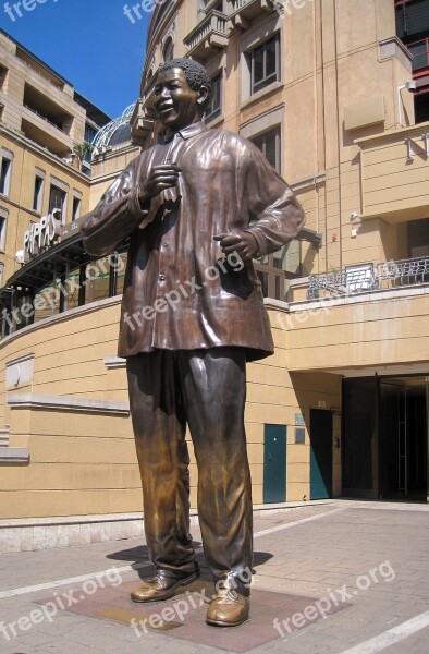 Nelson Mandela Statue Statue Nelson Mandela Square Sandton Bronze