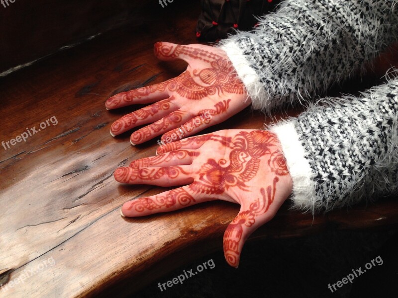 Henna Mehndi Indian Pattern Floral