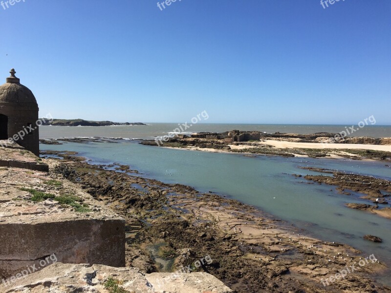 Essaouira Morocco Atlantic Coast Ebb