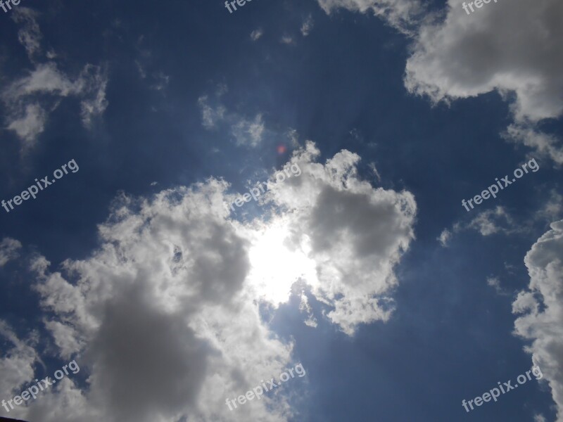 Clouds Sky Blue Nature Weather