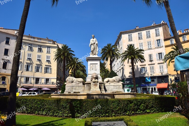 Monument Napoleon Napoleon Bonaparte Ajaccio Corsica