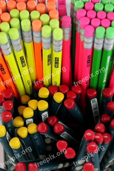 Pencil Pencils Writing School Child