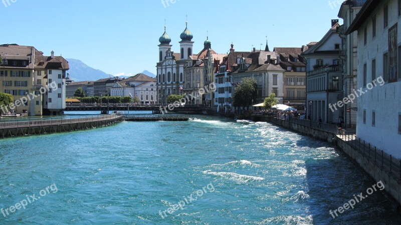 Luzern Switzerland Lucerne Lake Free Photos