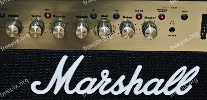 Marshall Amplifier Stove Guitar Free Photos