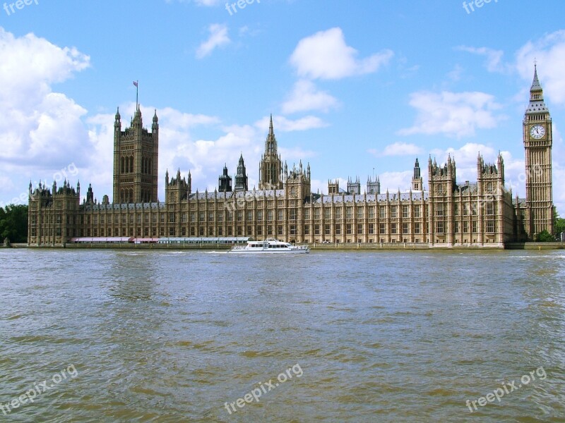 Westminster Big Ben Parliament London Clock Tower