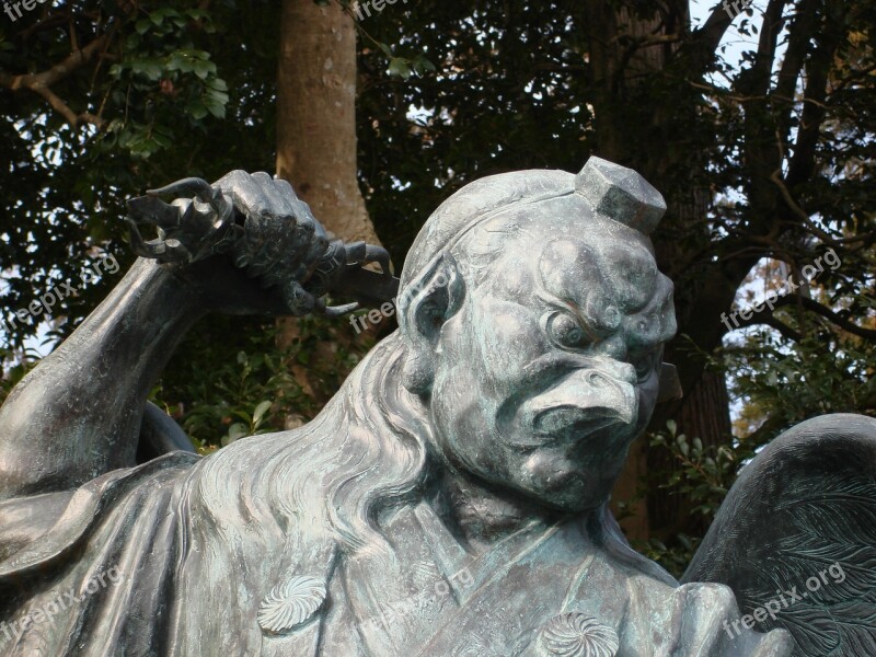 Statues Tengu Japan Spirituality Free Photos