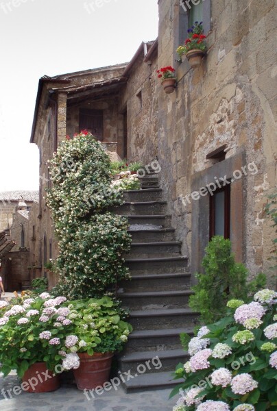 Civita Di Bagnoregio Italy Architecture Building Village