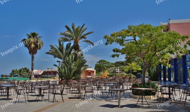 Holidays Sea Tables Chair Garden Restaurant