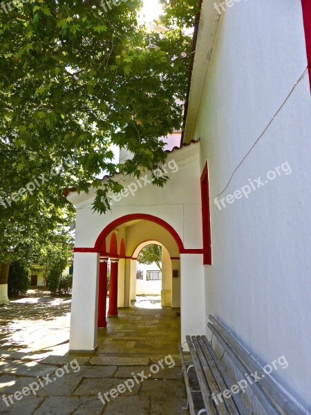 Veranda Archway Annex Architecture Porch