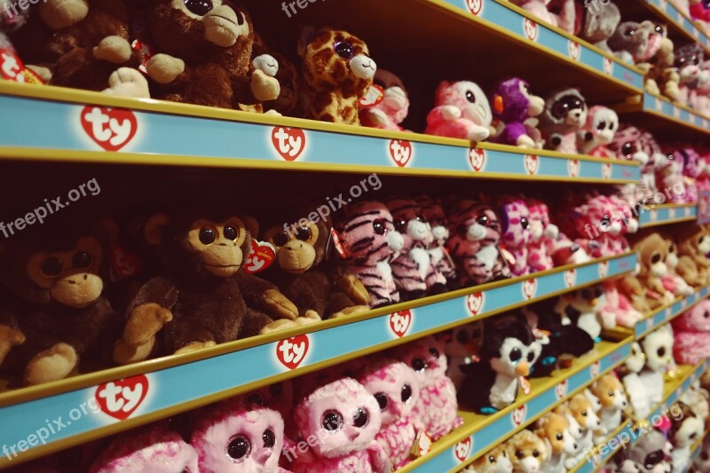 Soft Toy Shelf Toys Shop Store