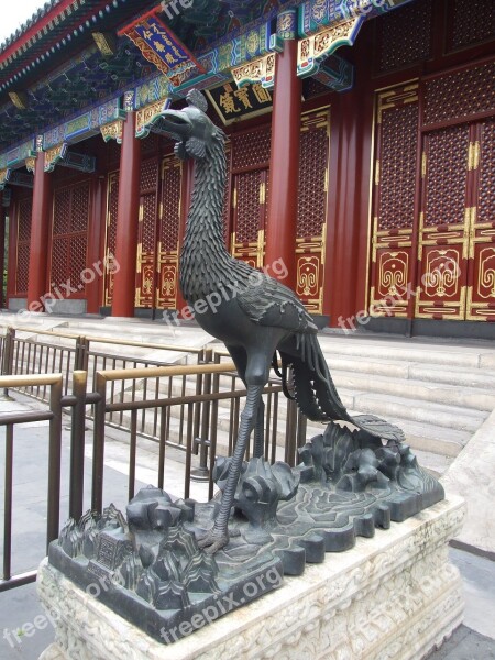 The National Palace Museum Sculpture Suzaku Bronze China