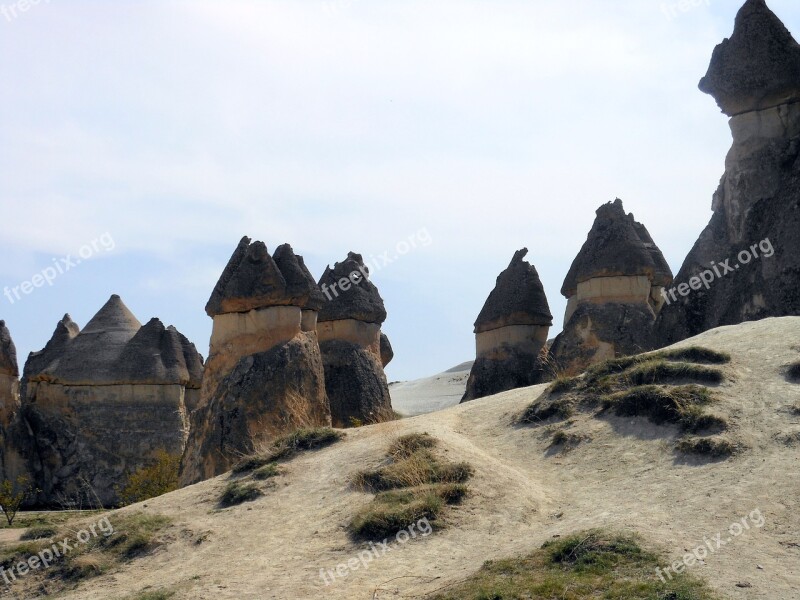 Cappadocia Landscape Turkey Tufa Cliff