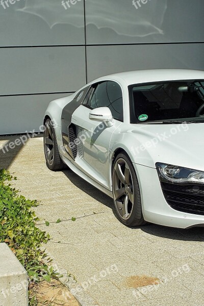 Sports Car Audi R8 Auto Road