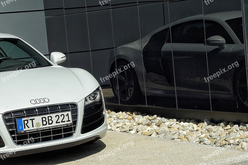 Sports Car Audi R8 Auto Road