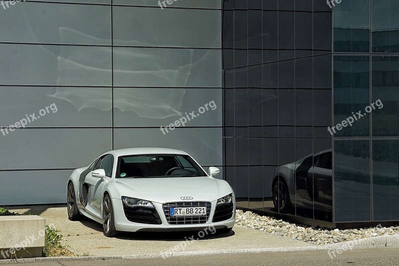 Sports Car Audi R8 Auto Road