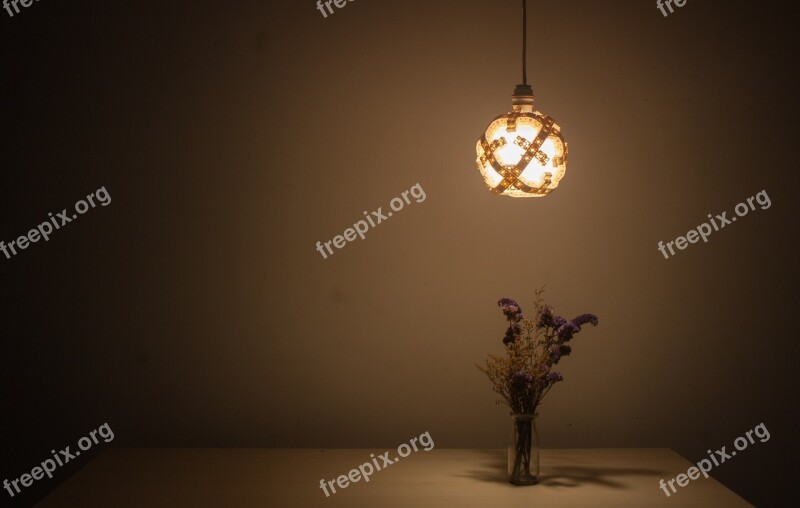 Lamps Flower Decoration Furniture Quiet