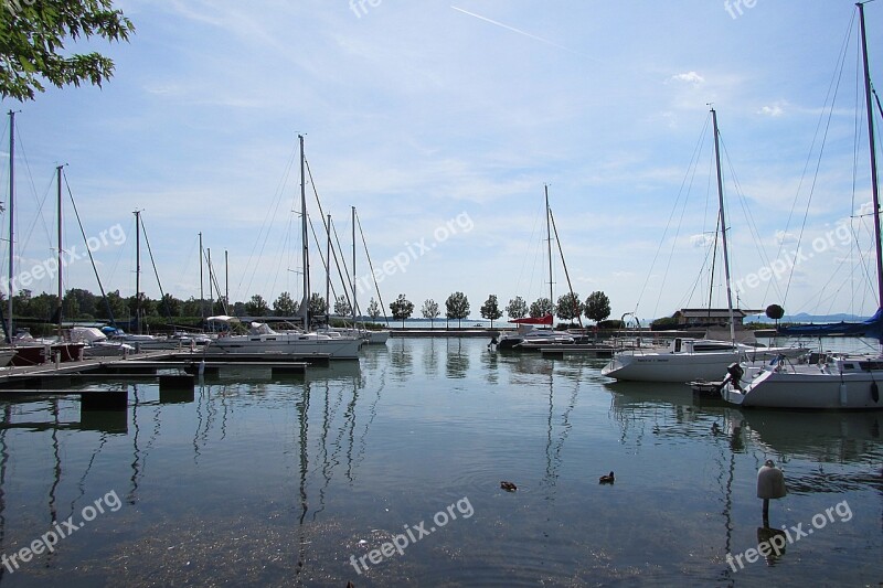 Sailing Boats Port Sail Masts Boat Masts Marina