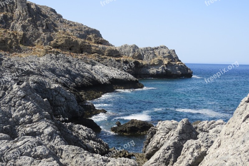 Mediterranean Sea Landscape Beach Calm Water