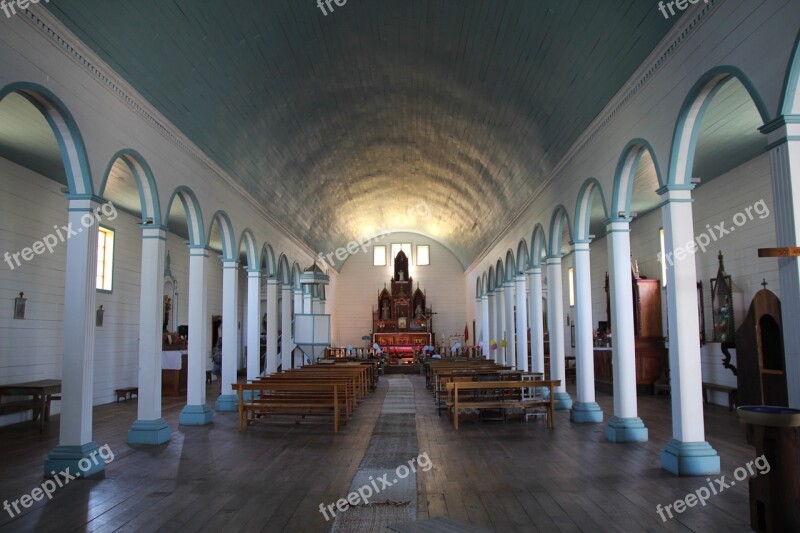 Chiloé Church South Chile Southern Chile