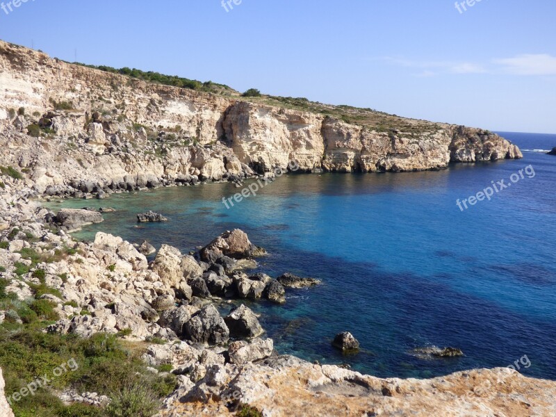 Malta Mediterranean Summer Sea Blue