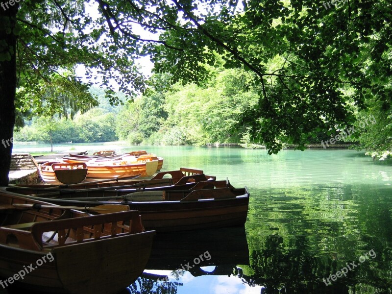 Plitvice Lake Boat Croatia Free Photos