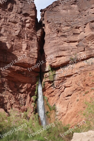 Waterfall Grand Canyon Canyon Grand Water